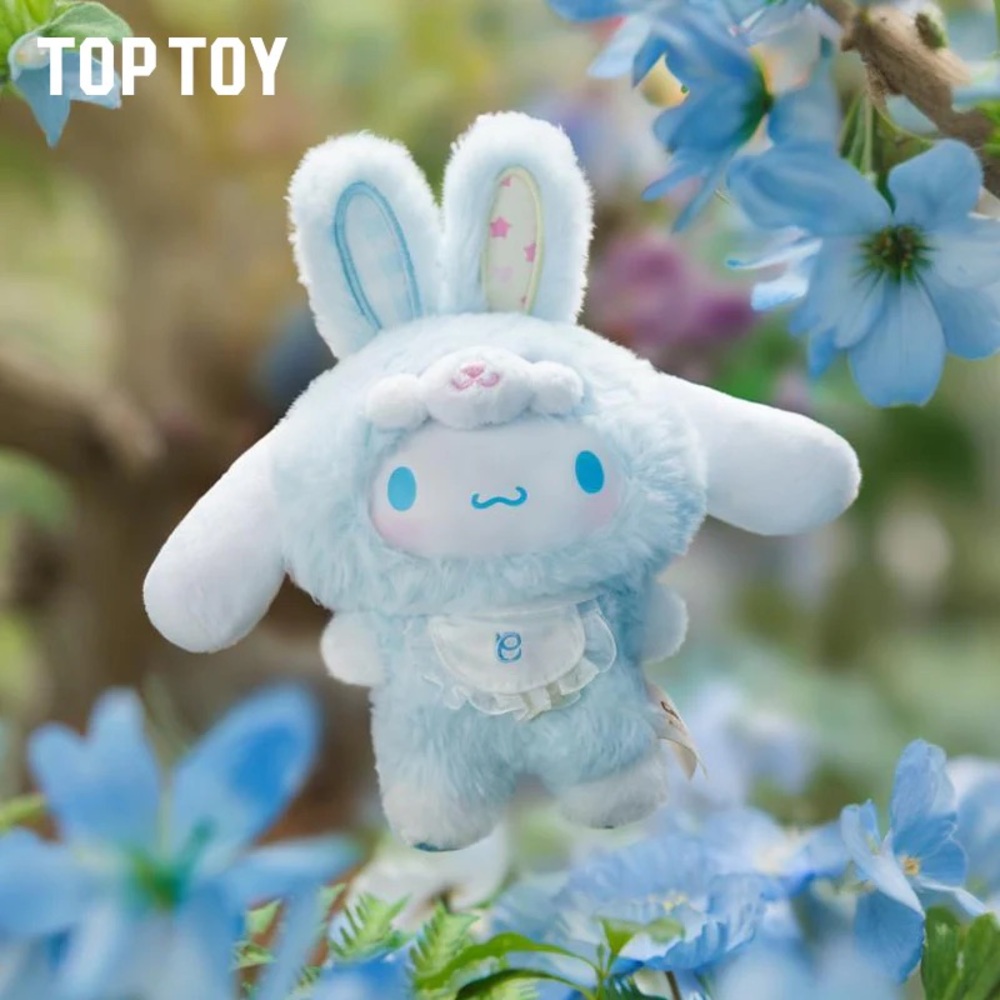 MINISO TOP TOY Sanrio Elf Bunny Baby Vinyl Plush Pendant Keychain - Cinnamoroll